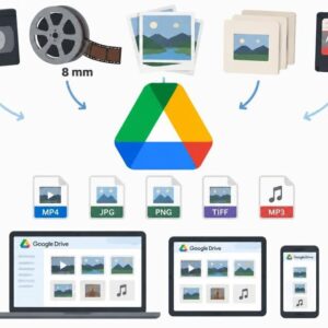 Dysk Google zapis i kopie bezpieczeństwa - RetroFILM