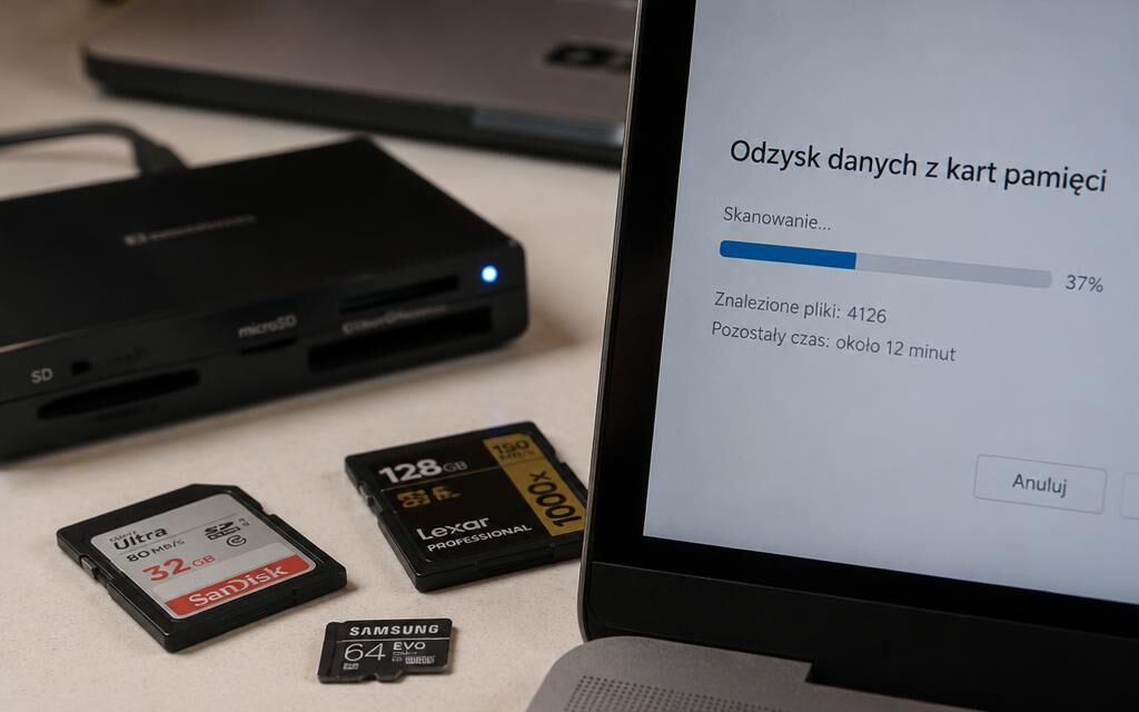 Odzyskanie danych z kart pamięci Odzyskanie danych z kart pamięci